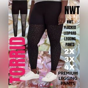 LOWEST🌺 NWT TORRID 4X LEOPARD MESH LEGGING PANTS